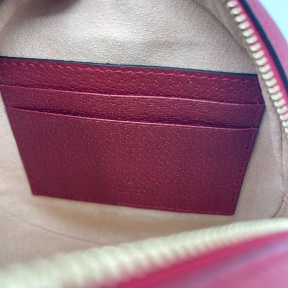 Gucci Ophidia Supreme GG Canvas Floral Round Backpack with Red Trim w/Box 5 - Picture 9 of 11